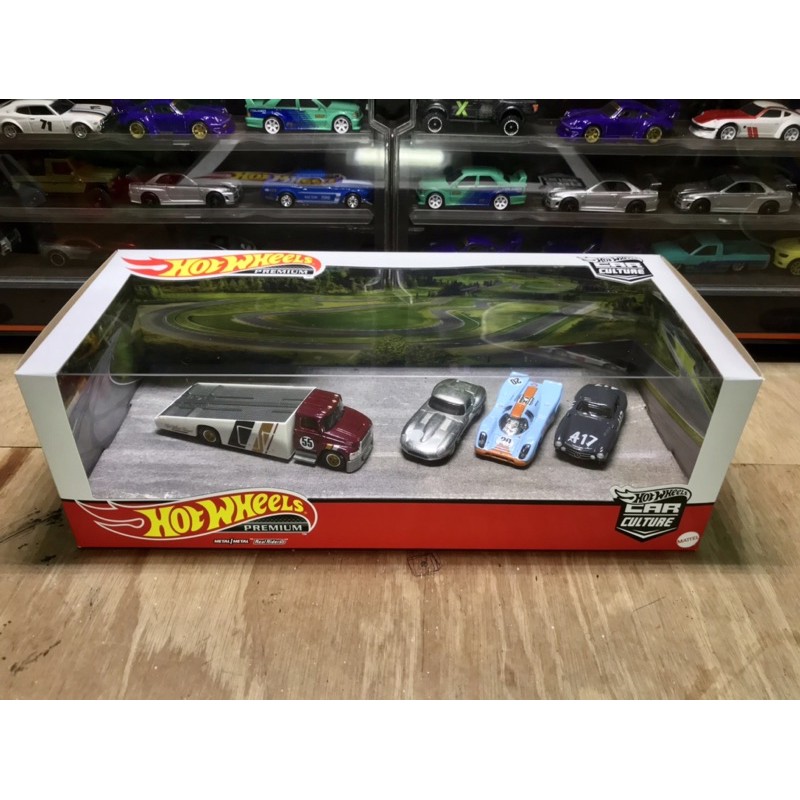 Hot wheels premium box set collector set assorted car culture box set