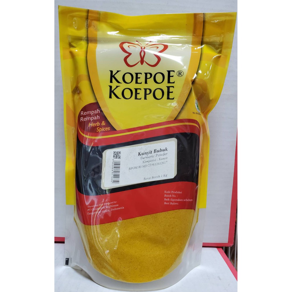 KOEPOE KUNYIT BUBUK REMPAH Turmeric Powder 1KG