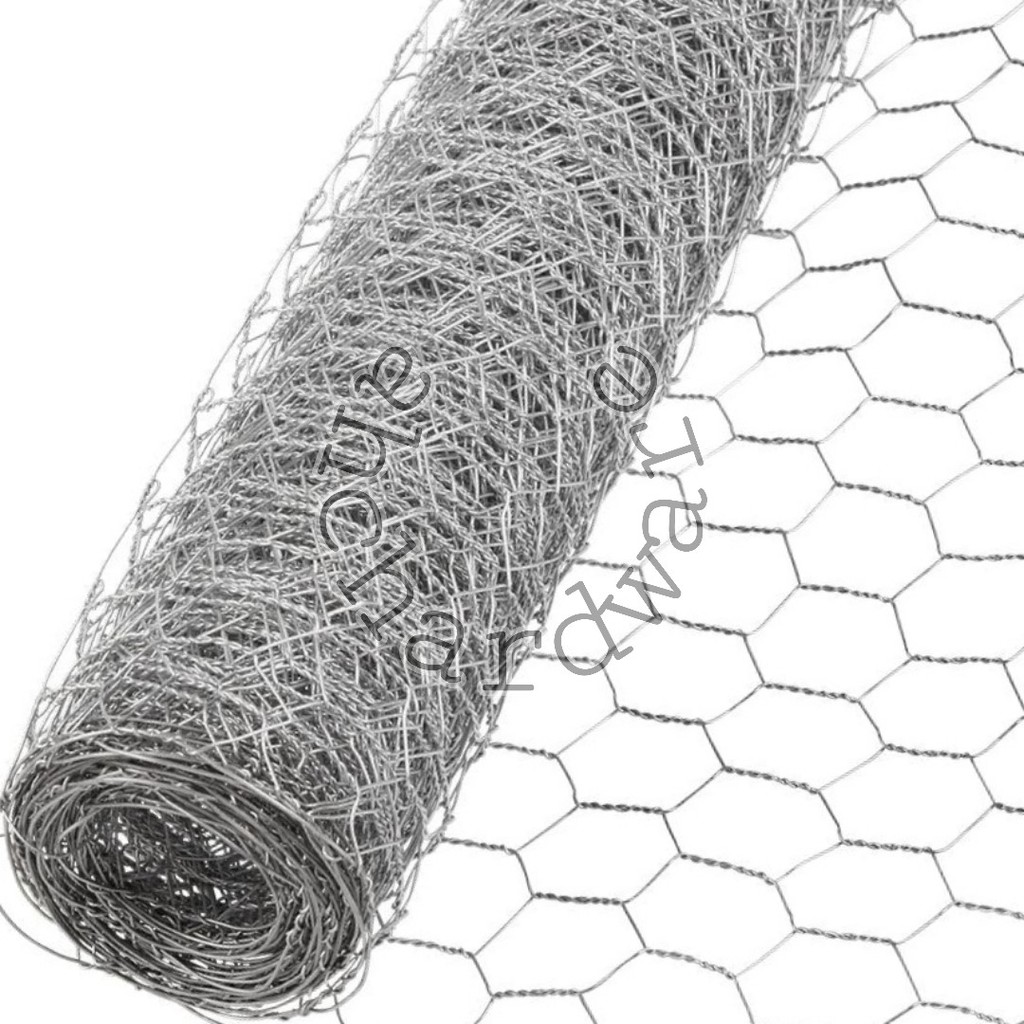 Chicken Netting Galvanized Hexagonal Wire Mesh Jaring  