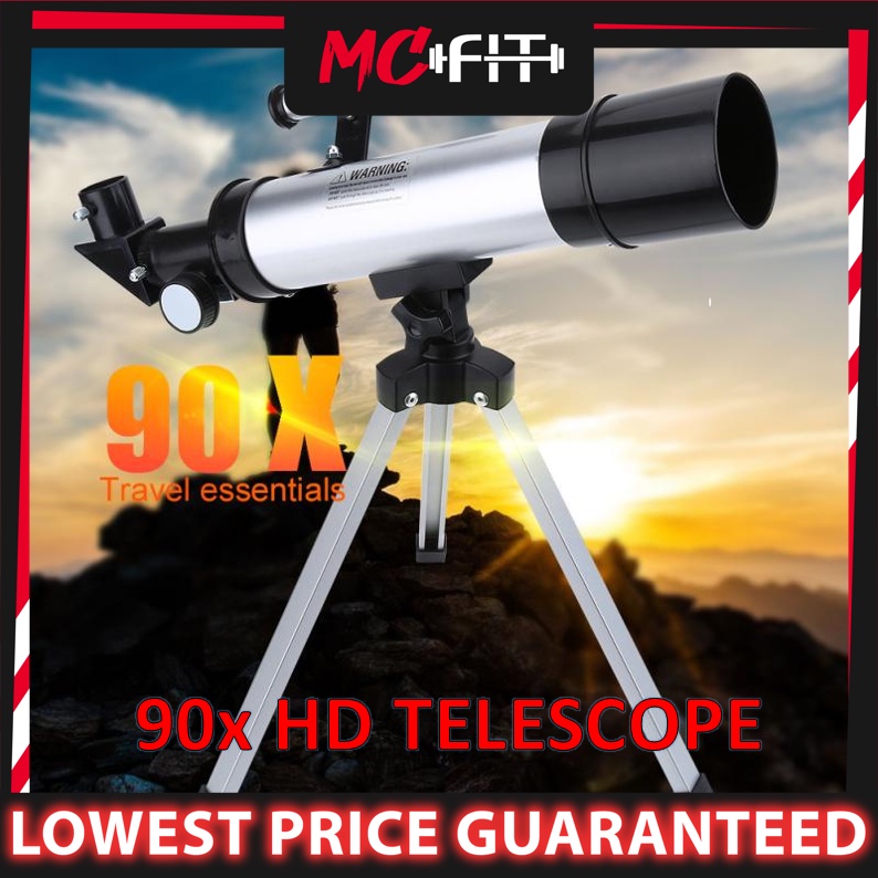 MCFIT High Definition 90X Monocular Telescope Astronomical Refractive Space Scope Refractor Tengok Gerhana Bulan Matahar