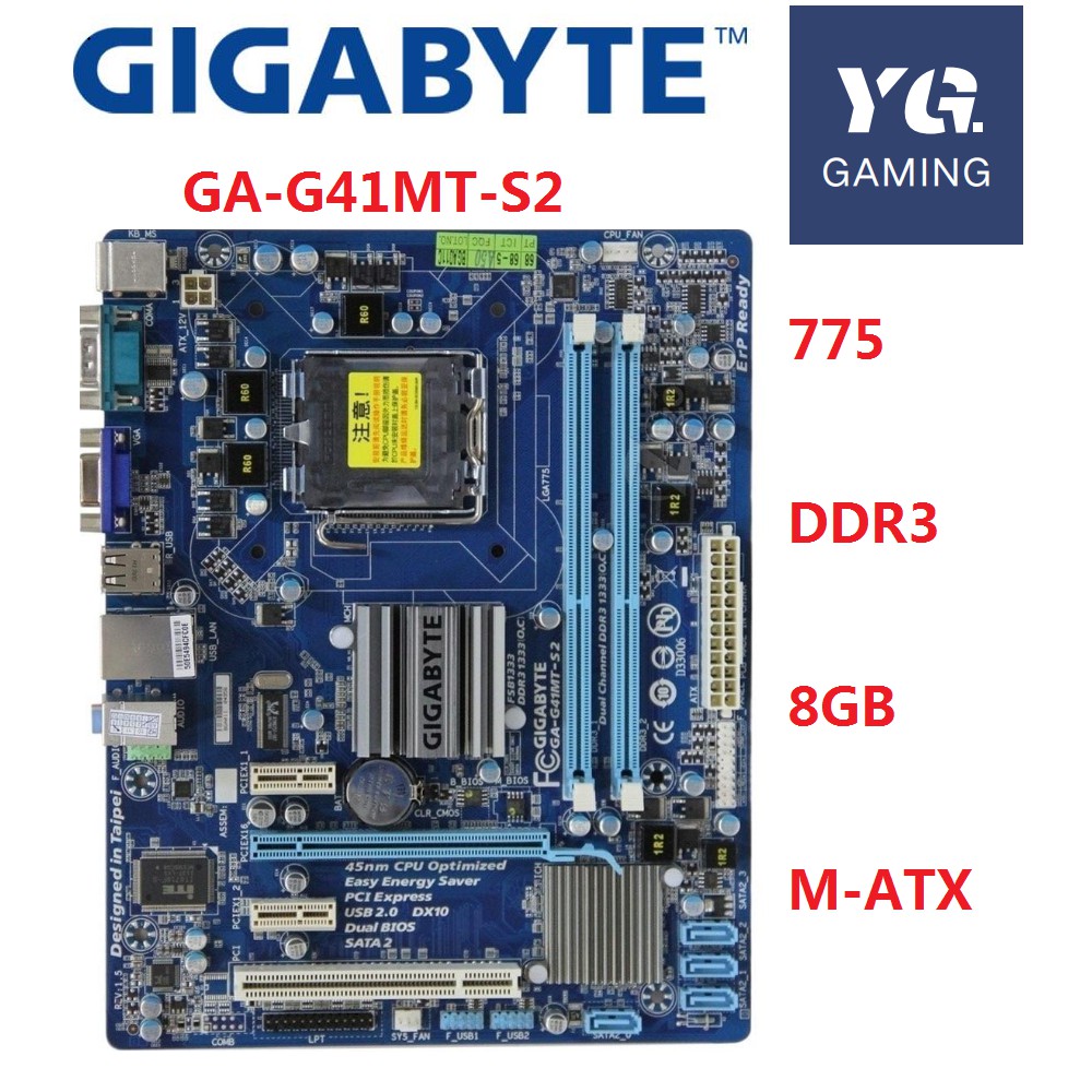 Gigabyte ga g41mt d3v обзор