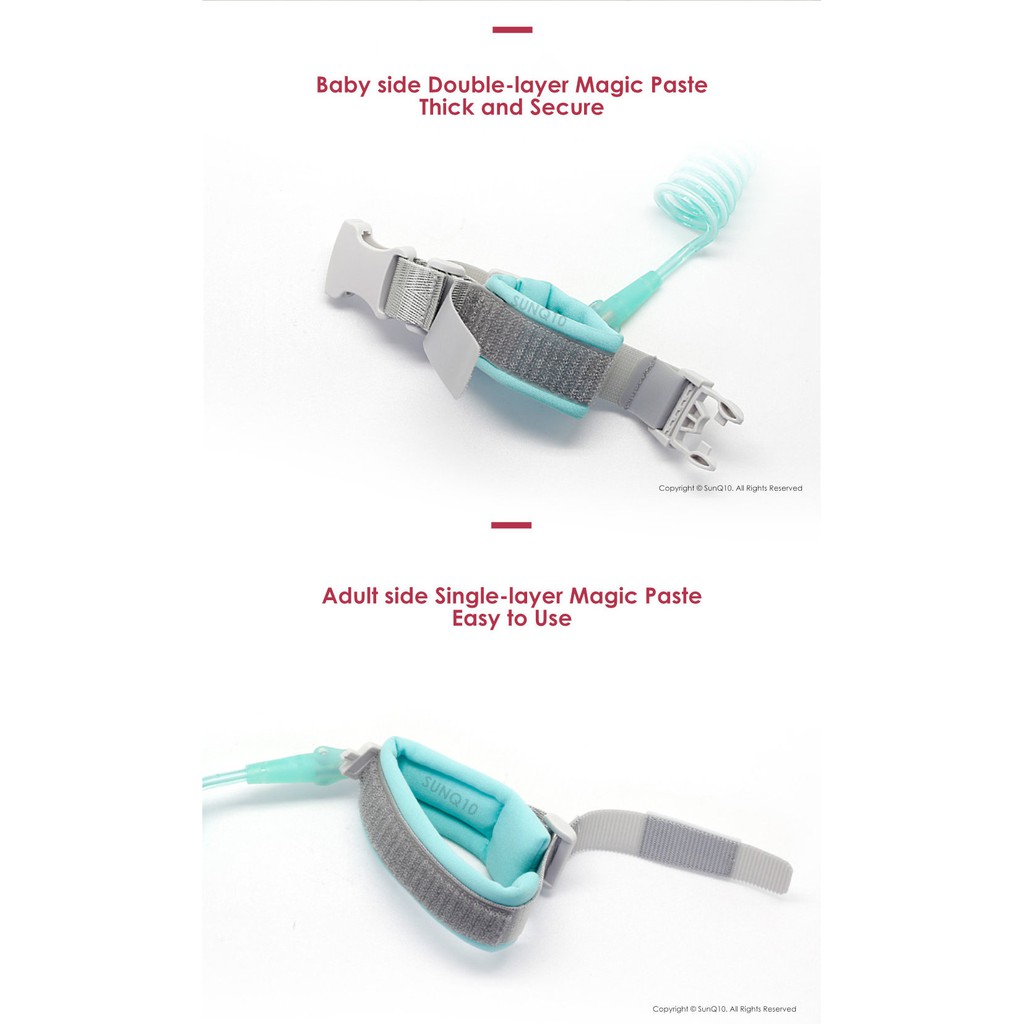 Tali Tambat Pergelangan Tangan Budak Kanak Kanak Baby Anti Lost Wrist Link Infant Kids Children Protect Gear Shopee Malaysia