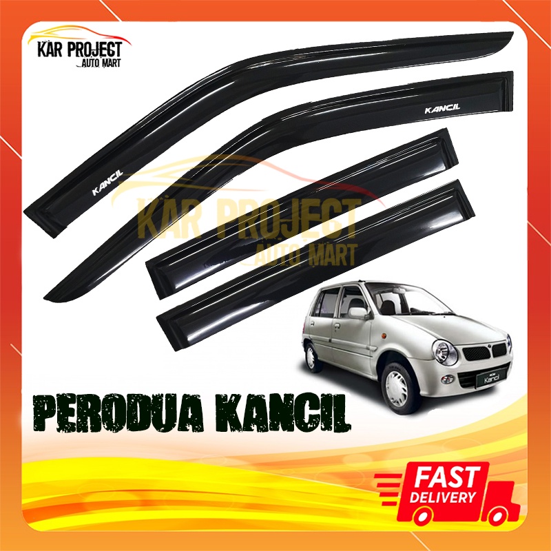 Perodua Kancil Door Visor 8CM 3Inch Air Press Door Visor Sun Visor