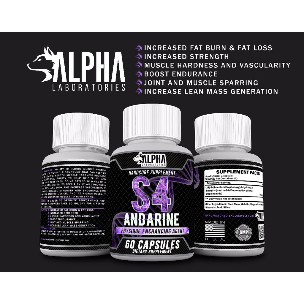 [ALPHA LAB SARMS] S4 ANDARINE Shopee Malaysia