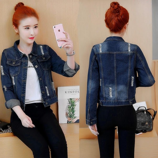 sweater jean jacket womens