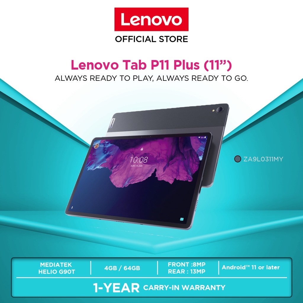 Lenovo Tab P11 Plus TB-J616X ZA9L0311MY/ZA9L0299MY |11