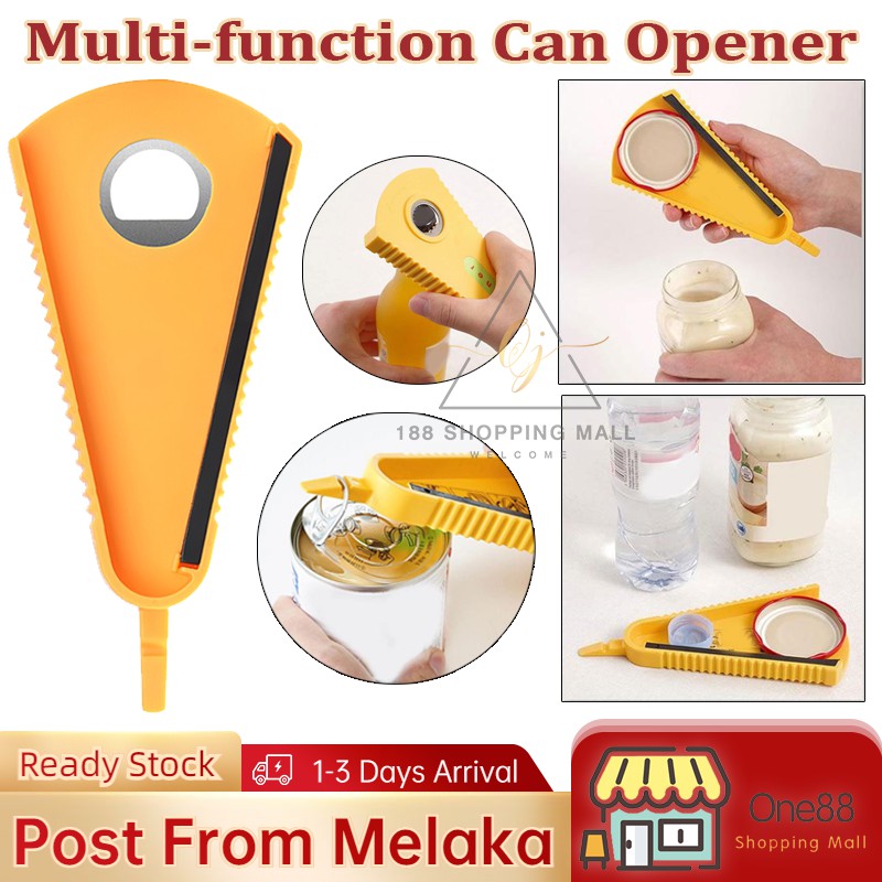 1Pc Can Opener Bottle Cap Fast Lid Opener Bottle Opener Rotating Multi-Purpose Bottle Opener Kitchen Gadgets Wine Opener