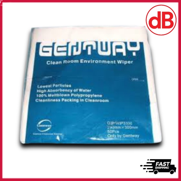 Cleanroom Wipers 290mm x 300mm (50pcs) | Shopee Malaysia