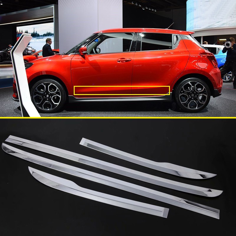 Car Door Body Molding Cover Trim For Suzuki Swift Hatchback 5 Door