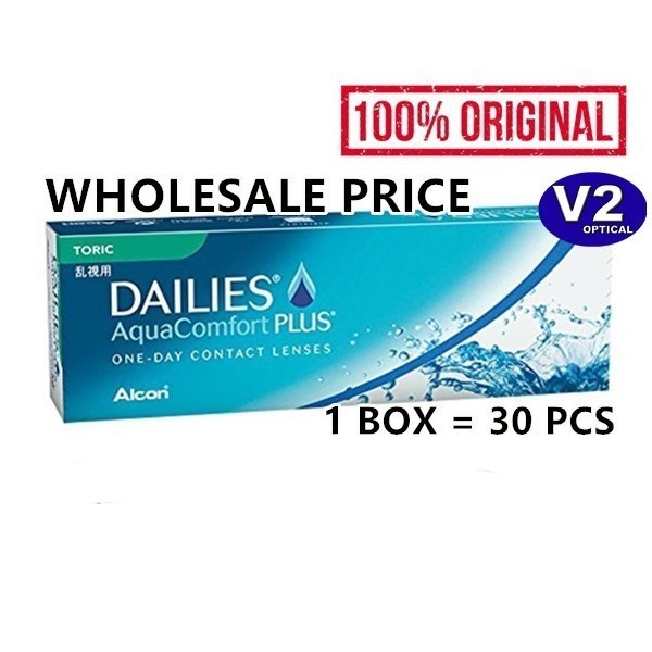 Dailies Aqua Comfort Plus Toric Alcon One Day Daily Contact Lenses