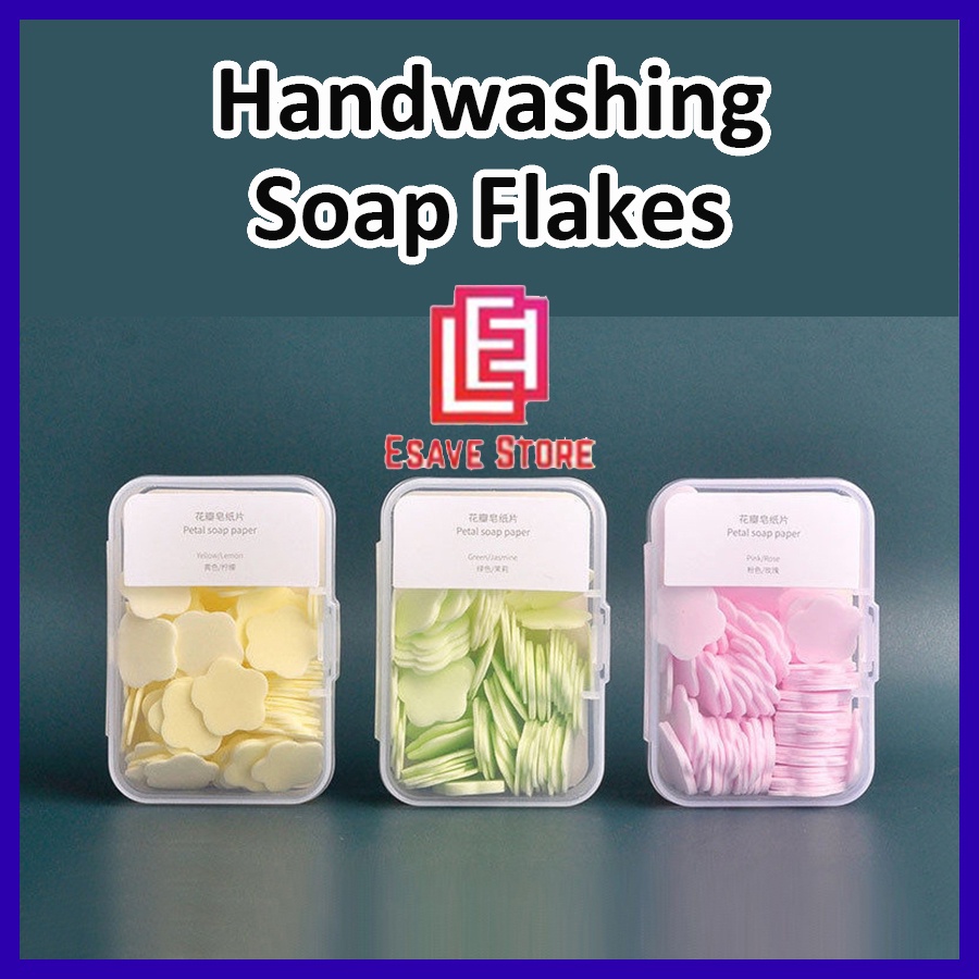 READY FOR TRAVEL Portable Handwashing Soap Flakes/Disposable Petal