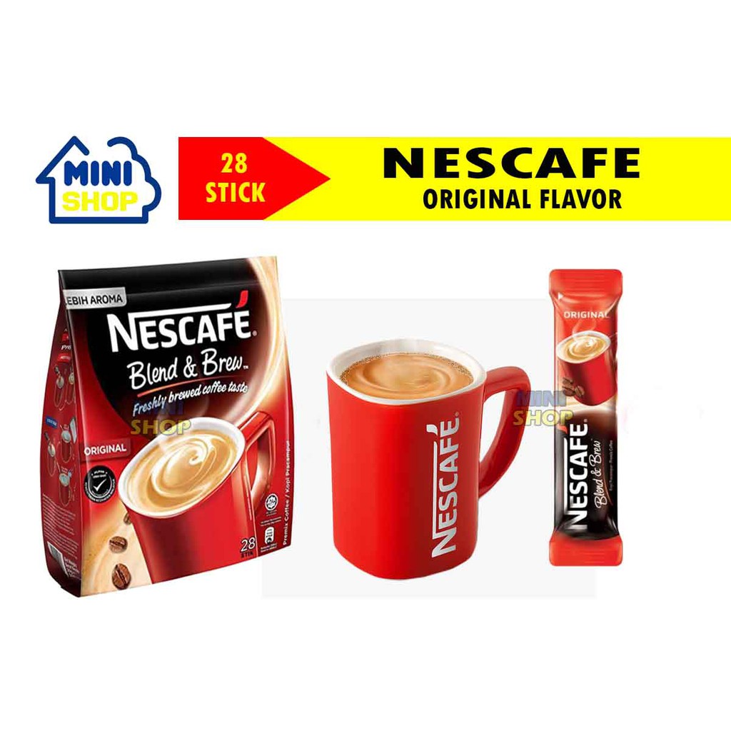 NESCAFE KOPI  3IN1 NESCAFE COFFEE 3 IN 1 ORIGINAL FLAVOR 28 