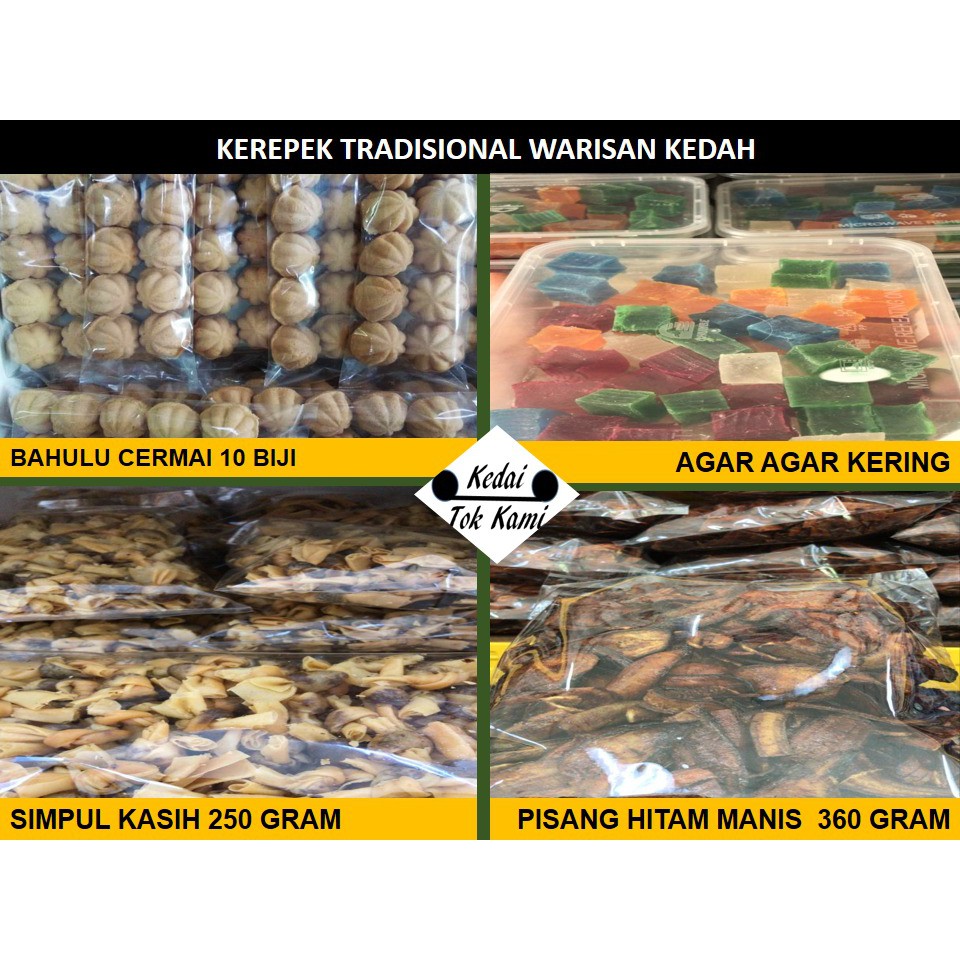 PROMO MERDEKA 1.Bahulu Cermai 2.Agar Agar kering 3. Simpul 