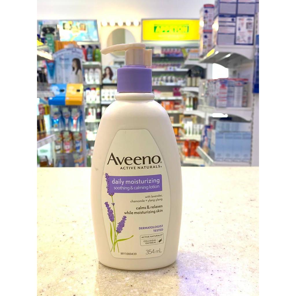 AVEENO DAILY MOISTURIZING SOOTHING & CALMING LOTION (LAVENDER) 354ML