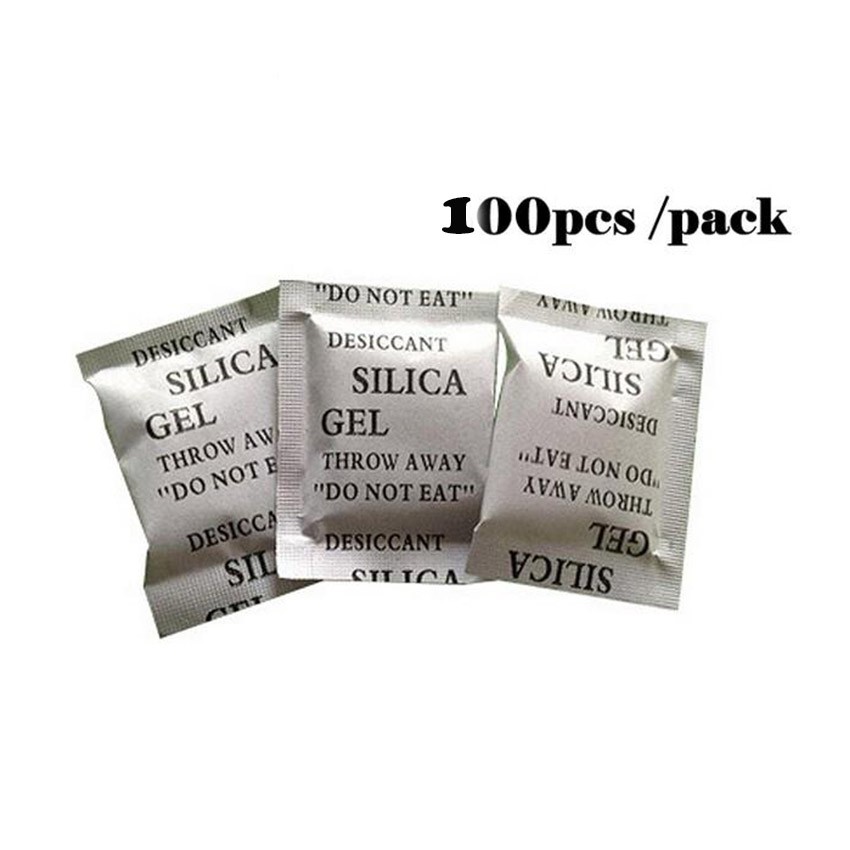 100 pack SILICA GEL NATURAL MINERAL IMPOR FOOD GRADE