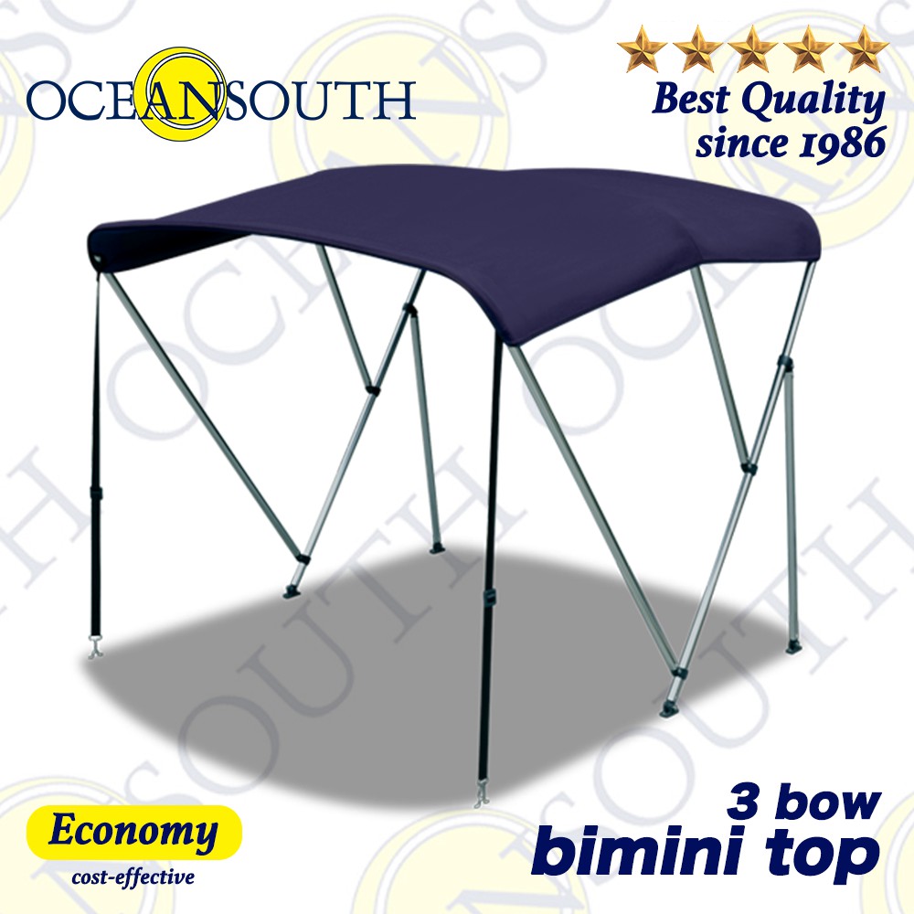 SoGuDio Design with Light Hole Bimini Top Cover,Suitable for 3-4 Bows Bimini Tops,Effectively Prevent The Erosion of UV,sea Water in Summer Designed with Resin Zipper Bimini Top Canopy 