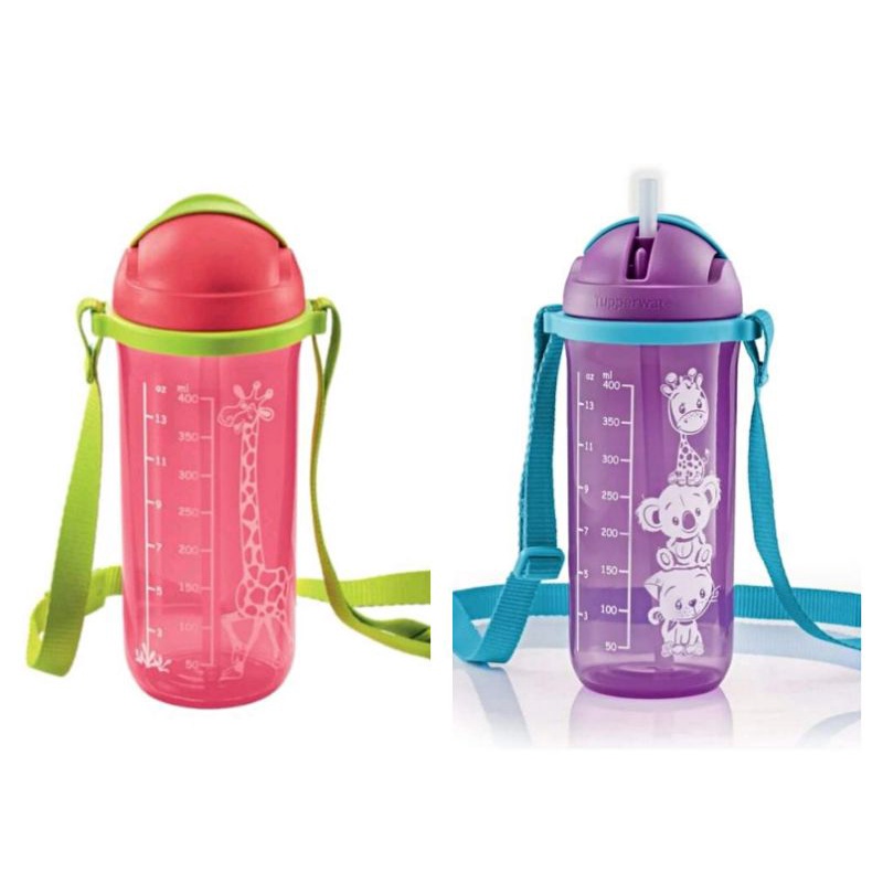 Tupperware (300ml with handle/No Handle or 400ml with strap) Straw Tumbler Straw Tumble