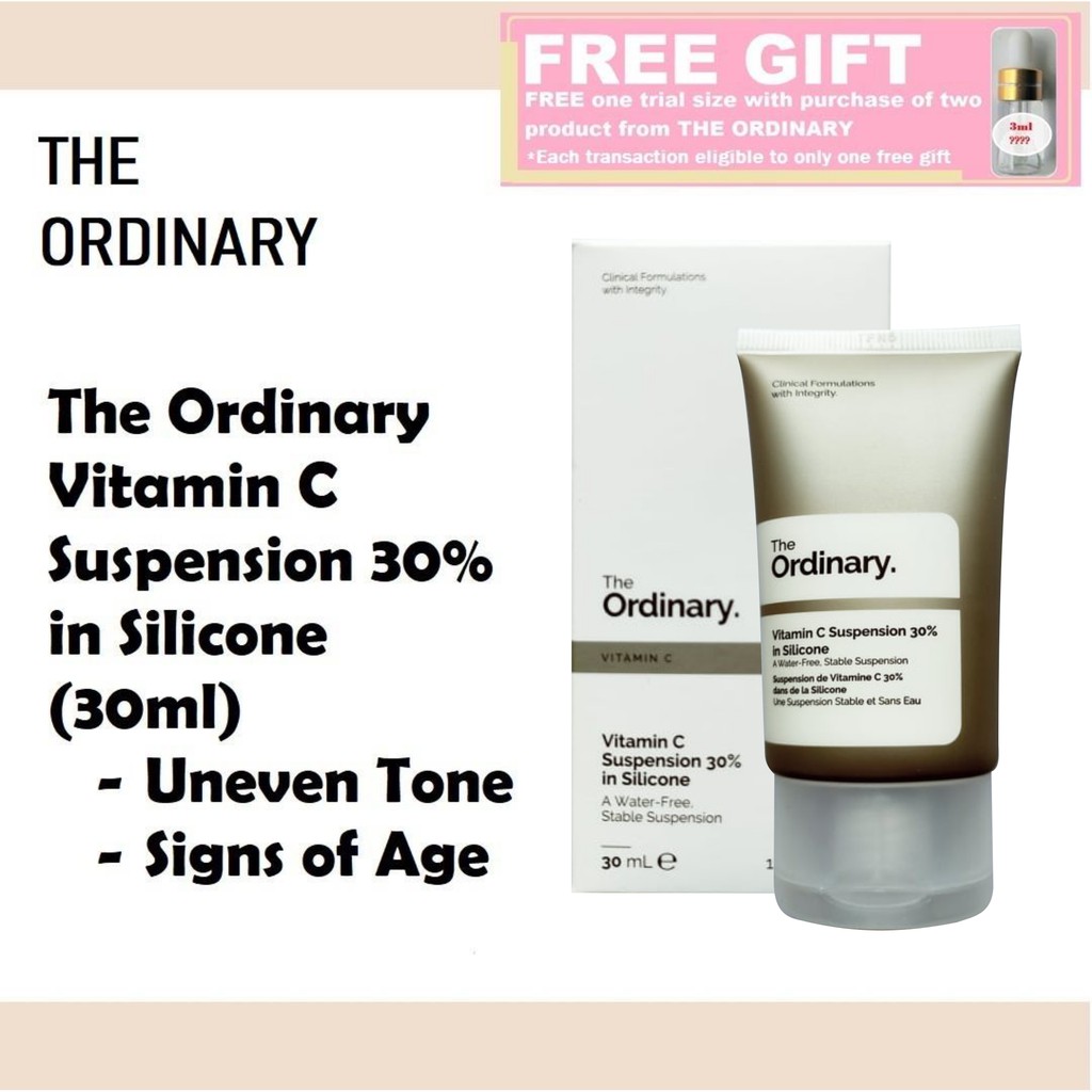 Ready Stock The Ordinary Vitamin C Suspension 30 in Silicone 30ml Shopee Malaysia