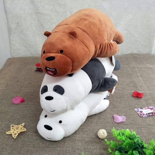 we bare bears teddy bears