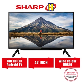 Image of Sharp Android SMART TV (42 Inch) LED Full HD Wide Colour HDR10 with Google Assistant 2TC42BG1X