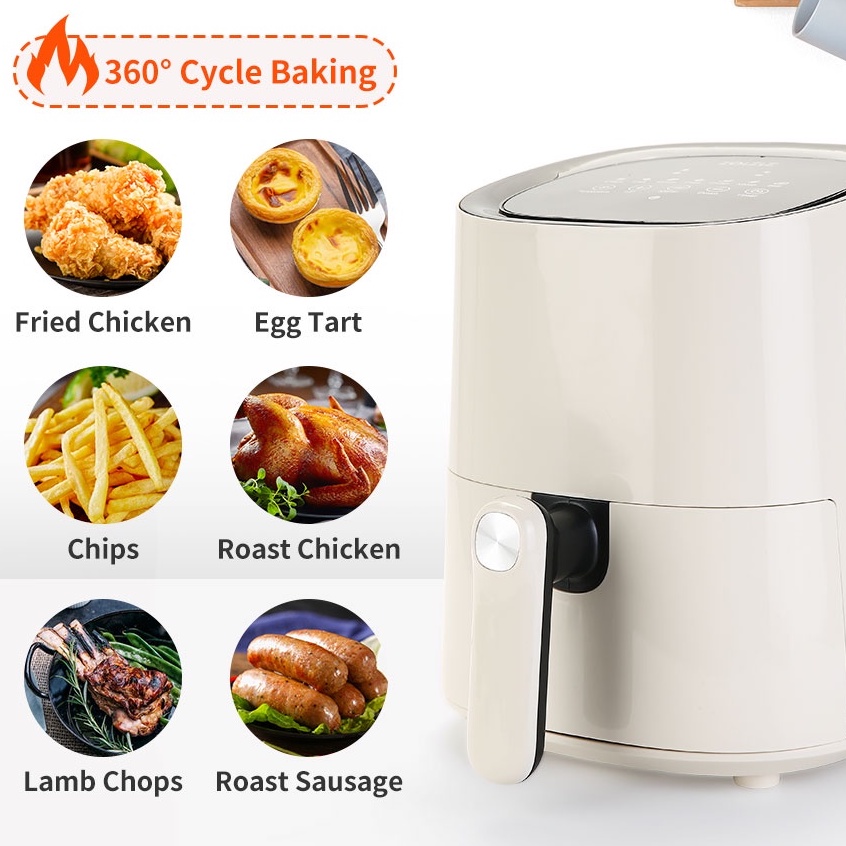ZOLELE ZA001 Smart Air Fryer Oven Multifunctional Fryers NonStick