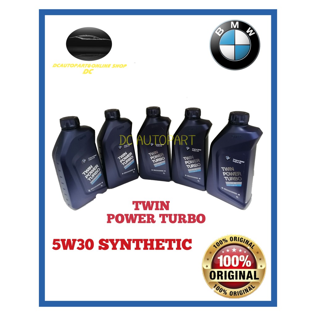 100% original bmw twin power turbo 5w30 synthetic engine oil 1 liter ...