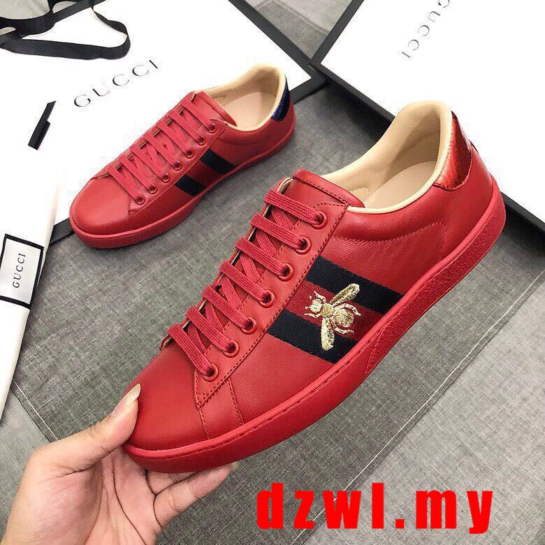 red shoes gucci