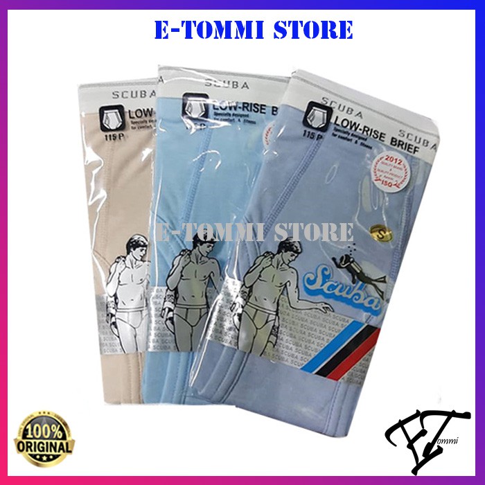 115 SCUBA MEN UNDERWEAR LOWRISE BRIEF (random color) Shopee Malaysia