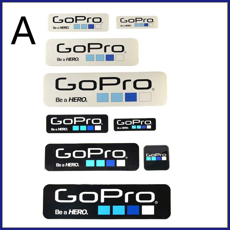 New GoPro Motorcycle Sticker Hero 4 Waterproof LOGO Sticker Camera Mark