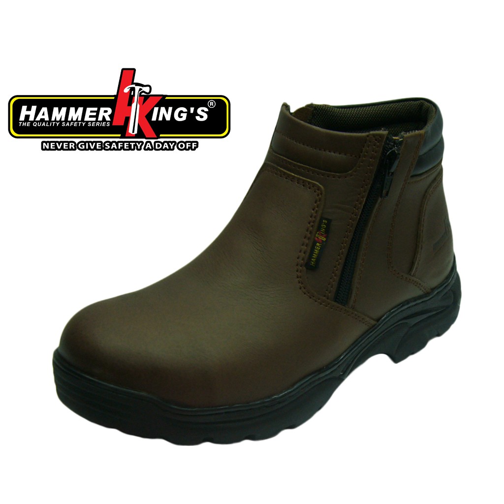 sleek steel toe boots