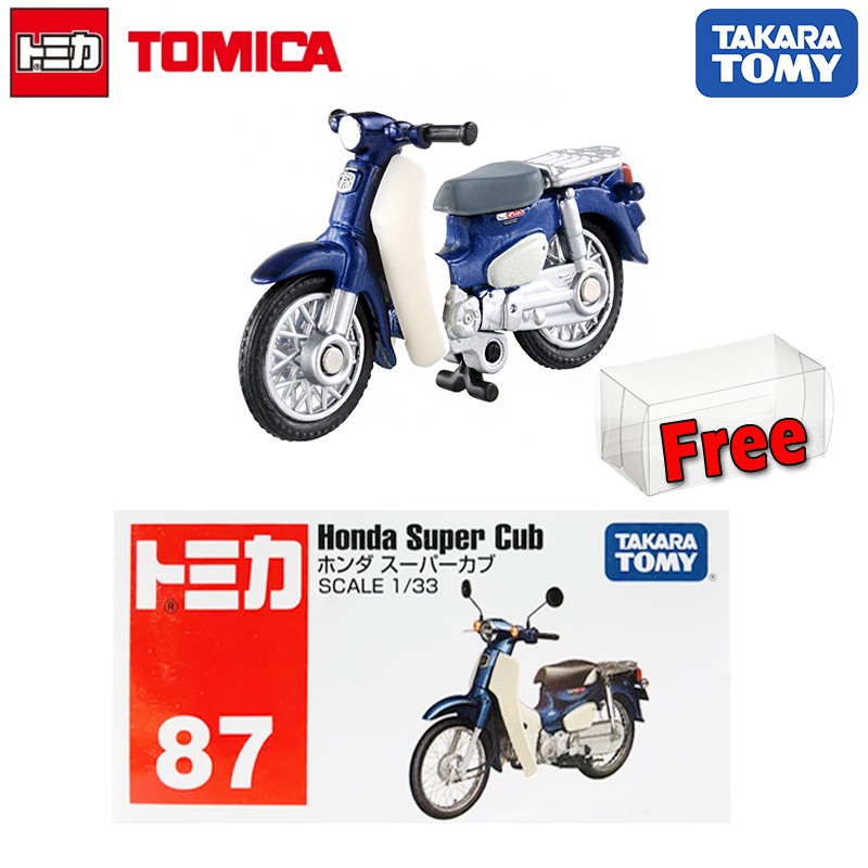 TAKARA TOMY TOMICA NO.087 #87 HONDA SUPER CUB MOTORCYCLE DIE-CSAT TOY TM087A4 