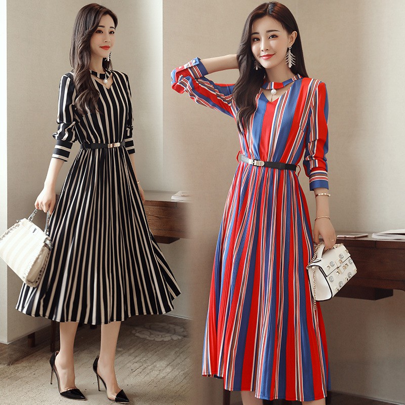 korean long frock design