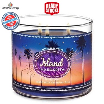 BATH & BODY WORKS Island Margarita 3-Wick Scented Candle [Rdy Stock]