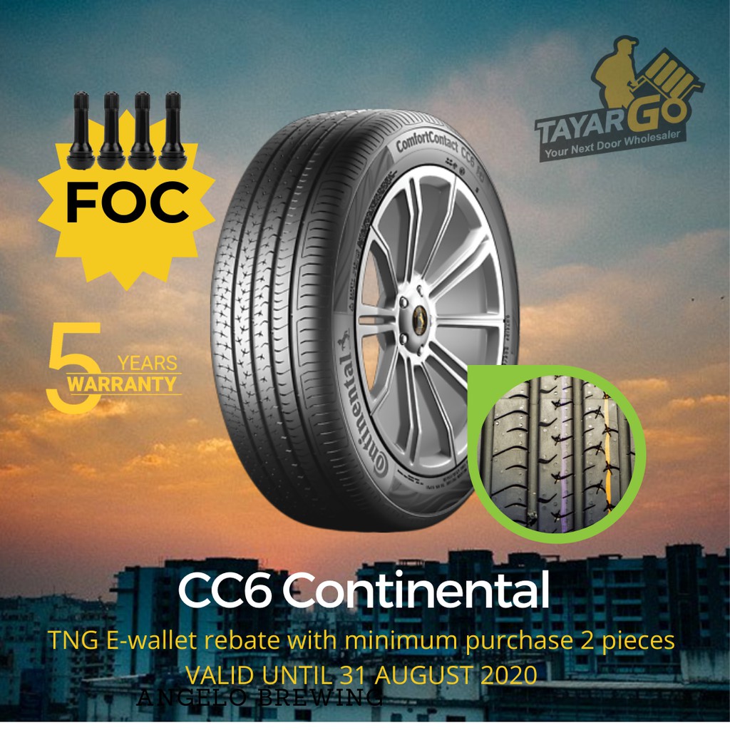 harga tayar continental cc6