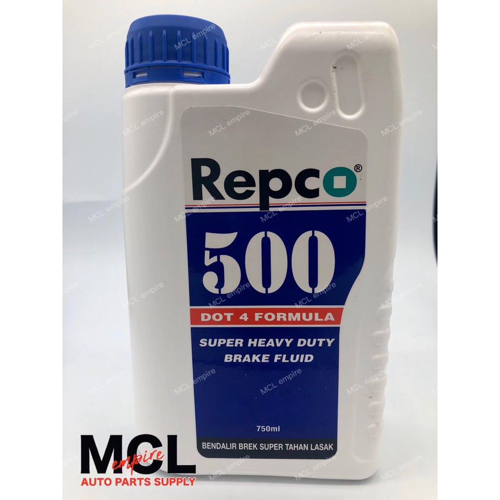 REPCO 500 Formula Heavy Duty Brake Fluid Dot4 750ml Shopee Malaysia