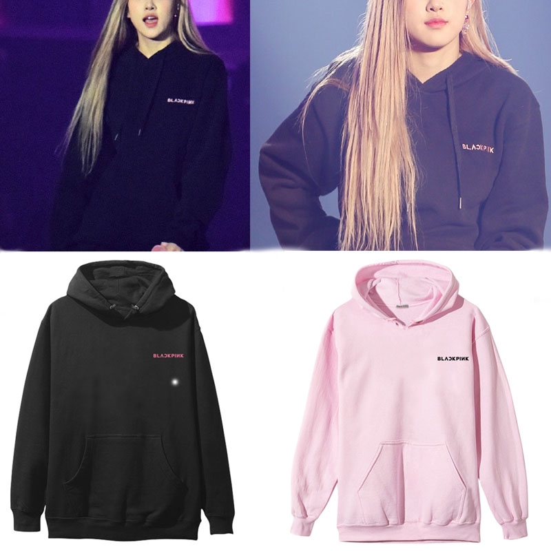 blackpink rose hoodie