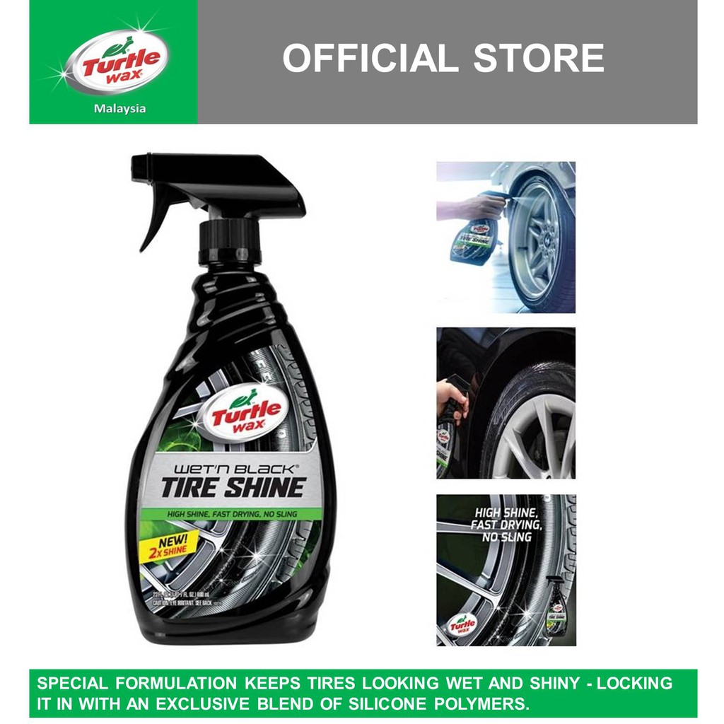 Turtle Wax Wet N Black Tire Shine T 217 Shopee Malaysia