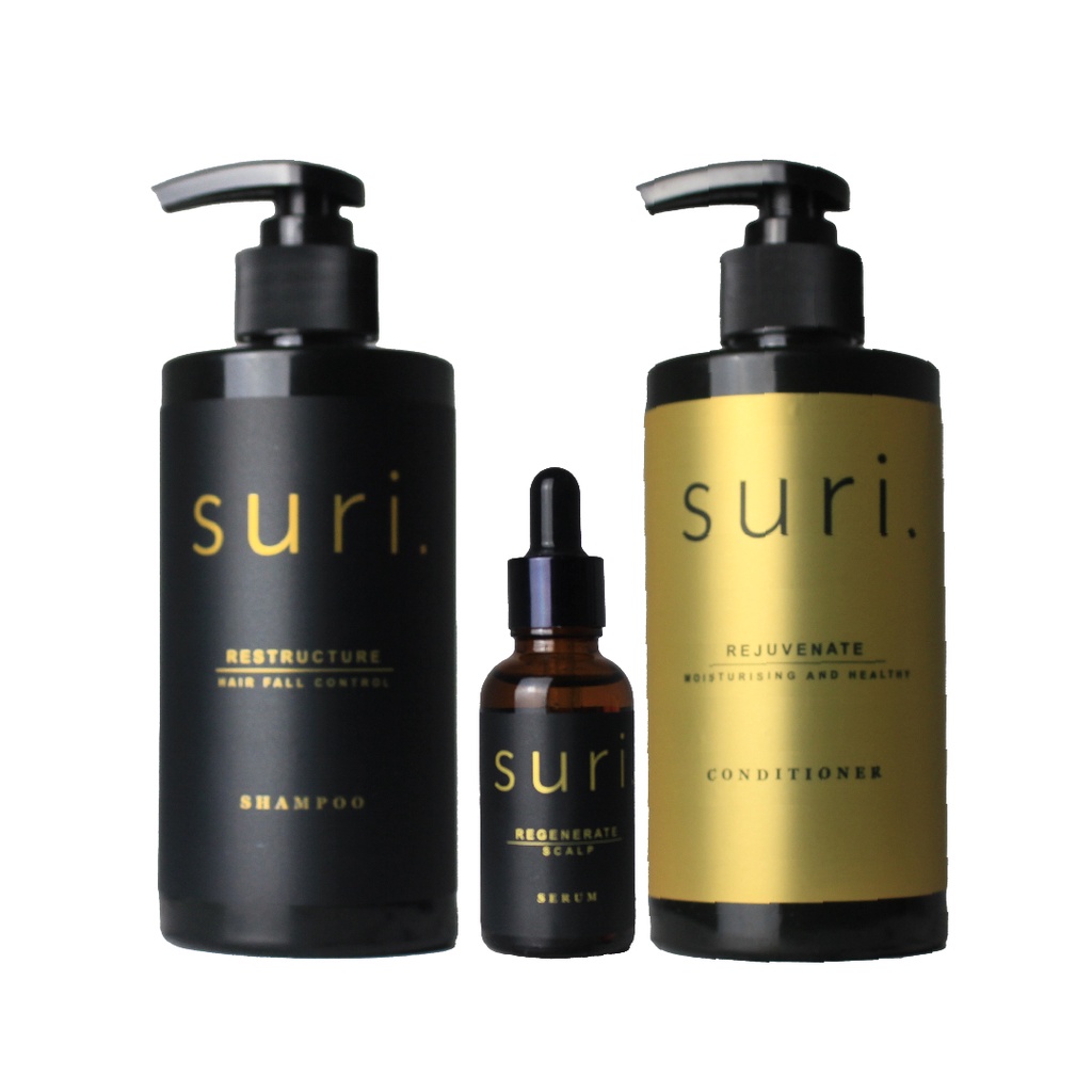 Suri Hair Fall Treatment Set By Lisa Surihani 1 Shampoo 300ml 1 Conditioner 300ml Free 1 Bottle Scalp Serum 30ml Shopee Malaysia