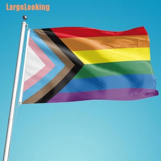 90X150cm LGBT Genderqueer Genderfluid Gender Fluid Pride Flag For Decoration F2 