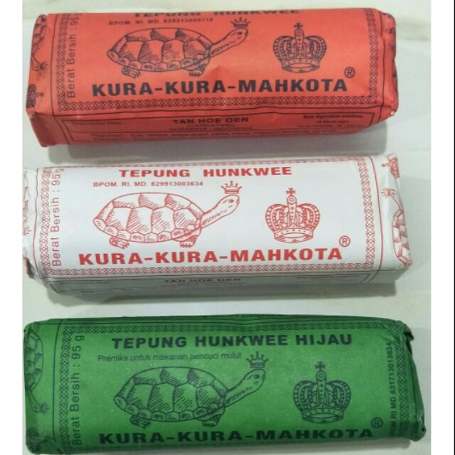 Tepung Hunkwee Kura Kura Mahkota 95g Shopee Malaysia