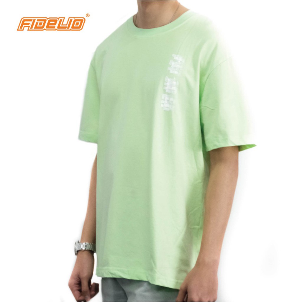 light green oversized t shirt