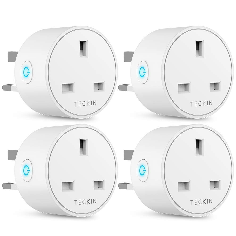 4 Smart Plug Wifi Outlet Teckin Mini Plug Works With Amazon Alexa Google Home And Ifttt No Hub Required Shopee Malaysia