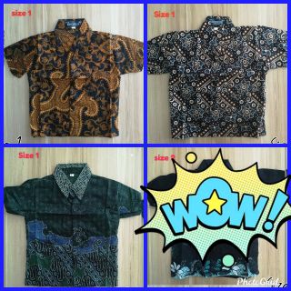  BAJU  BATIK  KANAK KANAK BUDAK  KID WEAR READY STOCK V5 