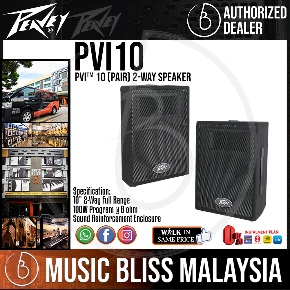 Peavey Pvi 10 10 Pa Speaker Cabinet Pair Pvi10 Shopee Malaysia