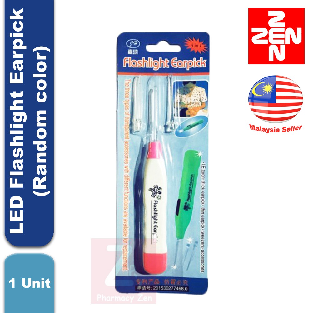 1 Unit LED Flashlight Earpick(Random color) Shopee Malaysia