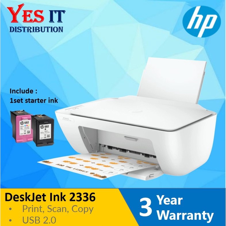 [NEW MODEL] HP 2336 Deskjet Ink Advantage All-in-One Printer - 7WQ05B [Print, Scan, Copy]