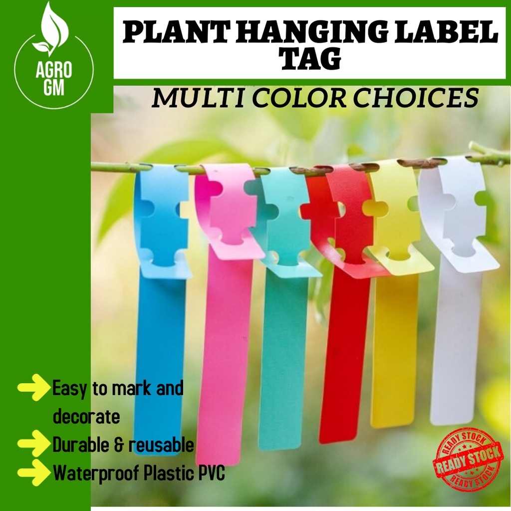 [Multi Color Waterproof PVC] Tagging Pokok / Plant Tag / Penanda Pokok ...