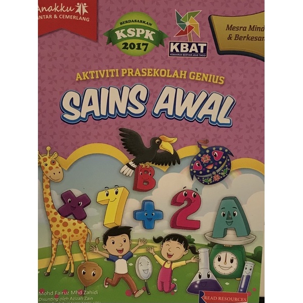 Aktiviti Prasekolah Genius Sains Awal Buku Latihan Shopee Malaysia My