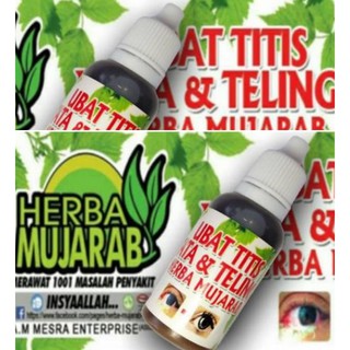 Ubat Titis Mata & Telinga Herba Mujarab  Shopee Malaysia