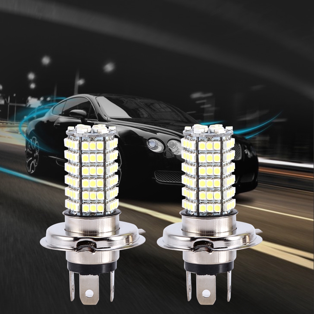 2x H4 120 SMD LED Car Light Bulb Hi//Low Beam Fog Headlight 9003 HB2 Lamp 6500K